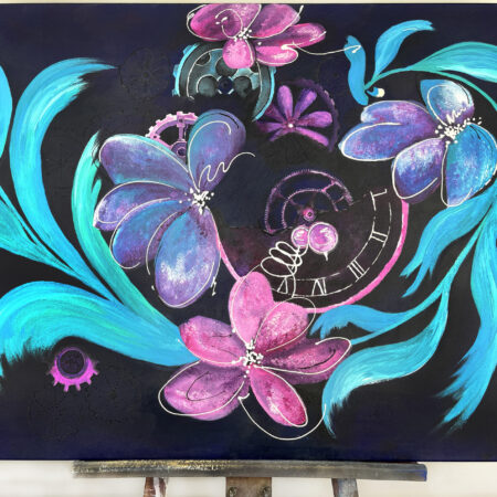 Engrenage Végétal - 116 x 81 cm